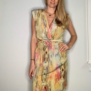 Charlie Jade Pastel Silk Dress Tie Dress